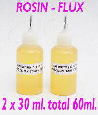 60ml 2 Oz Needle Tip Bottle Rosin No Clean Soldering Solder Liquid Flux Reflow