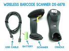 Symbol Ds6878 2d Wireless Bluetooth Barcode Scanner Cradle Battery Cable