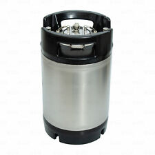 25 Gallon Ball Lock Corny Keg Stainless For Beer Coffee Nsf Dual Rubber Handle