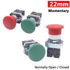 22mm Momentary Mushroom Head Push Button Switch Normally Openclosed Onoff Np2