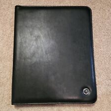 Case It Executive Leatherette Padfolio Pad Black Pad 30 Multi Pocket Id Window