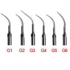 6pcs Dental Ultrasonic Scaler Scaling Tips G1 G2 G3 G4 G5 G6 For Ems Woodpecker