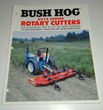Bush Hog 2512 Series Rotary Mower Cutter Shredder Sales Brochure Literature Bh 6