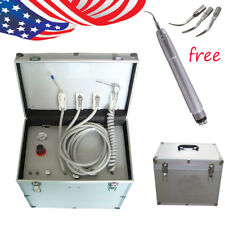 Portable Dental Turbine Unit Air Compressor Suction System 3w Syringe Scaler