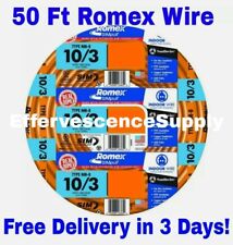 103 Withground Romex Indoor Electrical Wire 50 Feet Read Description