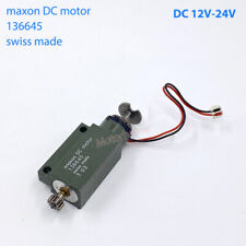 Swiss Maxon 136645 Mini Micro Electric Coreless Motor Gear Dual Shaft Dc12v 24v