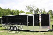 New 2022 85x24 85 X 24 V Nosed Enclosed Race Cargo Car Toy Hauler Trailer