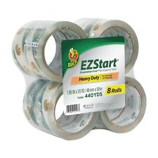 Duck Brand Ez Start Packing Tape 188 In X 546 Yd Clear 8 Count