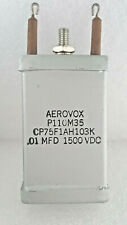 Aerovox 01 Mfd 1500vdc Dielec Capacitor 1500 Vdc Nos From Western Electric Era