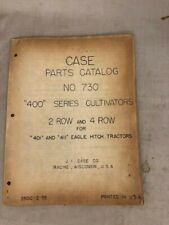 Case Parts Catalog No 730 400 Series Cultivators 2 Row Amp 4 Row