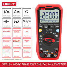 Ut61 Series True Rms Multimeter Acvdcv 1000v Current Ncv Cap Ohm Usb Freq
