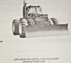 John Deere 864 Agricultural Bulldozer Parts Catalog Manual Book Jd