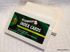 Self Stick Index Cards Ruled 29 X 49 White 100pack 2 Packs Duck Brand