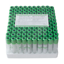 New Vacuum Sterile Blood Collection Heparin Sodium Tubes 3ml 100pcs Carejoy
