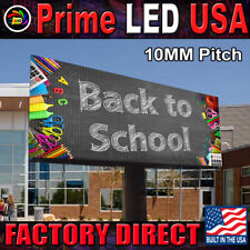 Full Color Programmable Double Sided Digital Led Sign P10 Series 15 X 4 Ft
