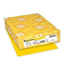Wausau Paper 22531 Astrobrights Color Paper 24lb Colored Solar Yellow