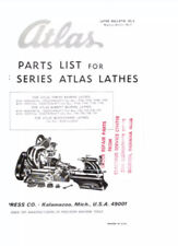 Atlascraftsman 10 F Series Metal Lathe Parts Manual On Usb