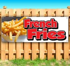 French Fries Advertising Vinyl Banner Flag Sign Many Sizes Food