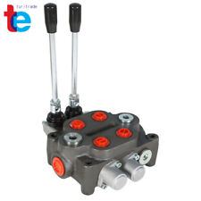 2 Spool Hydraulic Directional Control Valve 25 Gpm 3000 Psi Bspp Interface Us