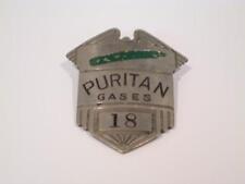 1950s Puritan Gases Welding Tank Wing Shield Pin Back Badge 18 Kansas City