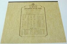 Vintage Wilson Jones B7112a Columnar Ruled Pads 50 Sheets Pad 17 X 14 12 Column
