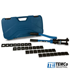 Temco Industrial Hydraulic Cable Lug Crimper Th0005 V20 10 Awg To 600 Mcm