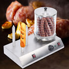 Commercial Hot Dog Machine Bun Warmer Electric Hotdogs Steamer Stainless Steel