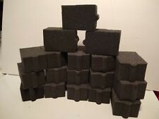 18 4 X 3 X 2 Black Foam Great For Cushioning Protecting Shipping Packing