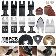 115pcs Oscillating Saw Blades For Bosch Ridgid Dewalt Makita Ryobi Multi Tool Us