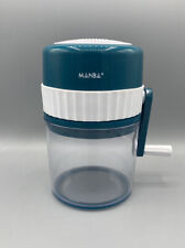Manba Ice Shaver And Snow Cone Machine Premium Portable Ice Crusher Amp Shaved Ice