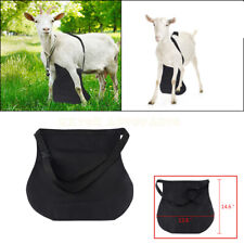 Hard Wearing And Weatherproof Apron With Harness For Goats Sheep Small Black