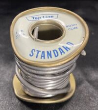 Vintage Top Line Rosin Core Standard Solder 51156 1lb Partial 123 Oz