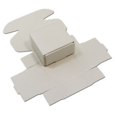 White Kraft Paper Small Box Gift Wedding Packaging Favors Jewelry Candy Packing