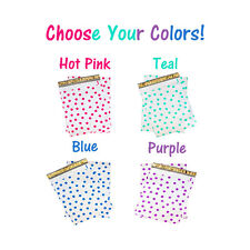 12 X15 All Color Exclusive Polka Dot Flat Poly Mailersw Kiss Lips Stickers