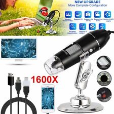 8 Led 1600x 10mp Usb Digital Microscope Endoscope Magnifier Camera With Stand
