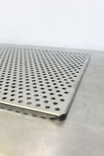 Stainless Steel Perforated Sheet Shelf Grill With 38 Holes 18 X 18 304
