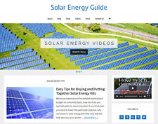 New Design Solar Energy Store Blog Website Business For Sale Auto Content