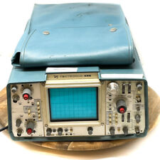 Tektronix 455 Dual Channel Analog Oscilloscope 50 Mhz With Various Probe Amp Tips