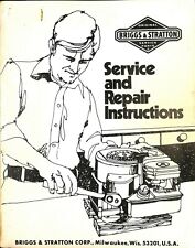 Briggs Amp Stratton Service And Repair Instructions Milwaukee Wi G5