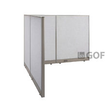 Gof L Shaped Freestanding Partition 66d X 72w X 48h Office Room Divider