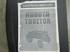 Kubota L260 Tractor Parts Book