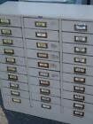 30 Drawer Tool Part Bin Metal Storage Cabinet Organizer Compartment 33 X 12 X 30