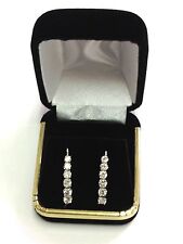 High Quality Black Velvet Earrings Gift Box Case Jewelry Display Luxury Simple