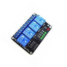 1pcs 5v Four 4 Channel Relay Module For Pic Avr Dsp Arm Msp430 Arduino