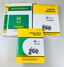 John Deere H Hn Hnh Hwh Tractor Service Manual Set Parts Operators Catalog Books