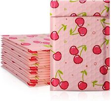 New Listing000 4x 8 4x7pink Cherry Poly Bubble Mailer Padded Envelope Shipping Bags
