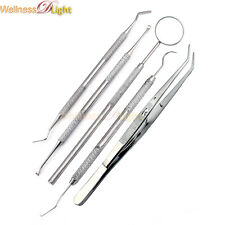 Wdl Dentist Tooth Cleaner Wax Carving Tools Set Of 5 Pcs Stainless Steel Pr 157