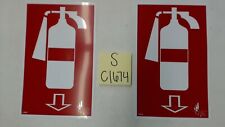 Fire Extinguisher Sign 7x11 Lot Of 2