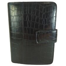 Planner Binder With Wallet 6 Ring Fits Franklin Covey Compact Calendar Faux Croc