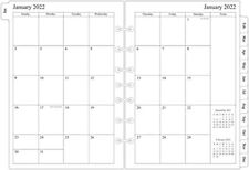 2022 Monthly Planner Refill 5 12 X 8 14 From January 2022 To December 202